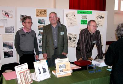 De gauche à droite: André Mary, Jean-Jacques Pipaud,  Jacky Breuillé. (Photo SHCB)