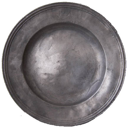 Assiette en cuivre XVIIIe siècle